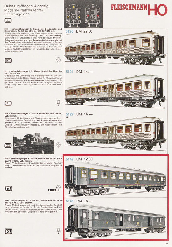 Fleischmann Katalog 1972