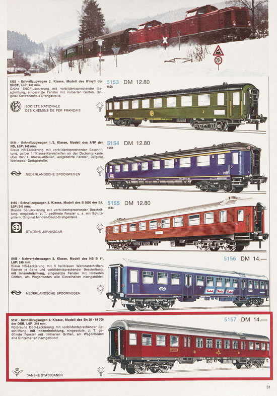 Fleischmann Katalog 1972