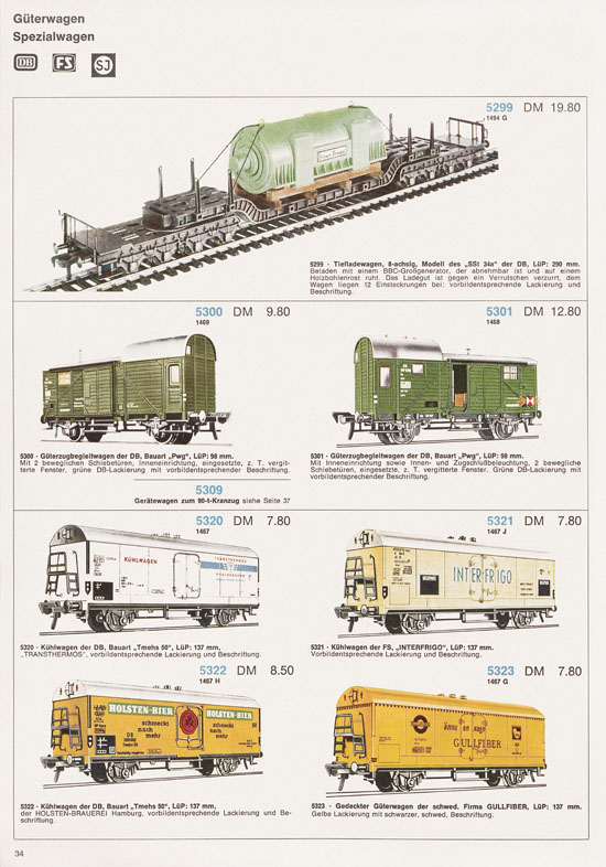 Fleischmann Katalog 1972