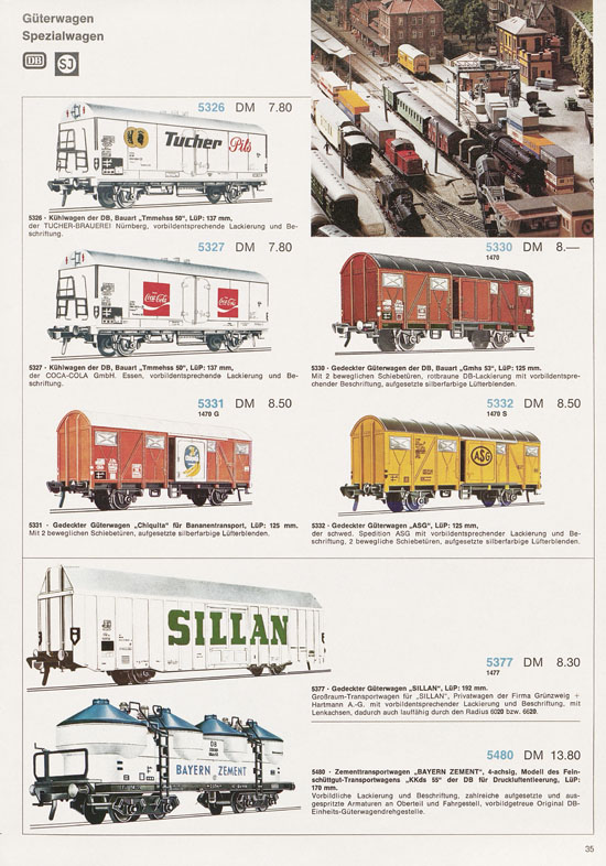 Fleischmann Katalog 1972