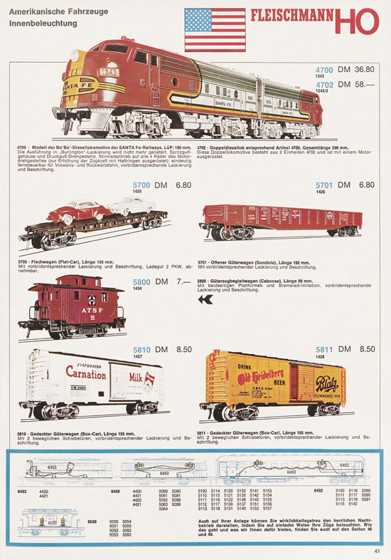 Fleischmann Katalog 1972