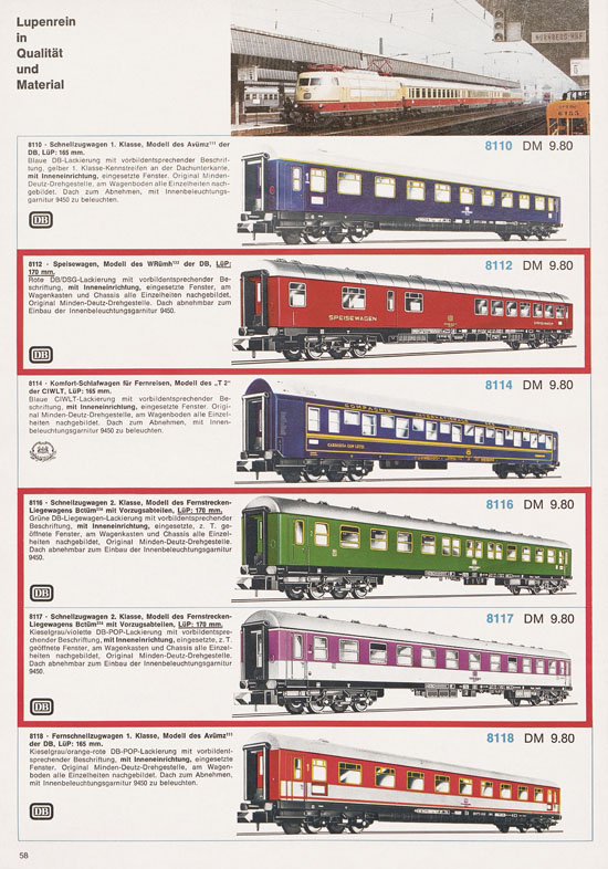 Fleischmann Katalog 1972