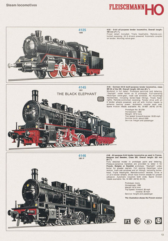 Fleischmann catalog 1971