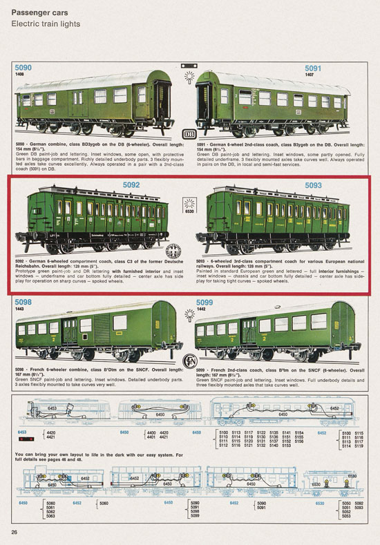 Fleischmann catalog 1971