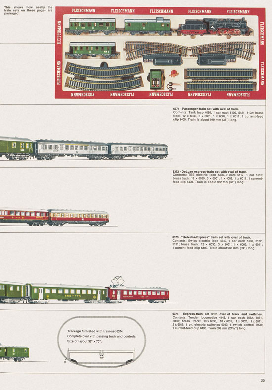 Fleischmann catalog 1971