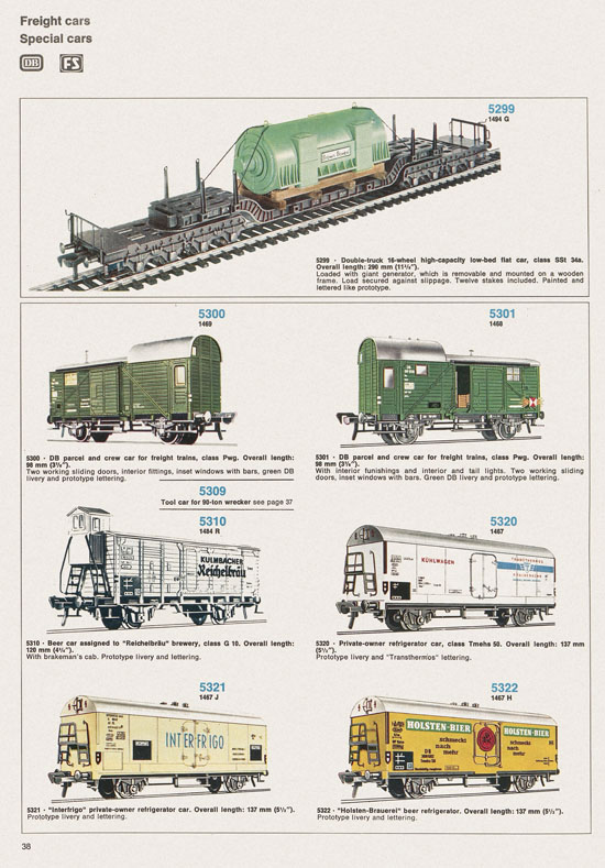 Fleischmann catalog 1971