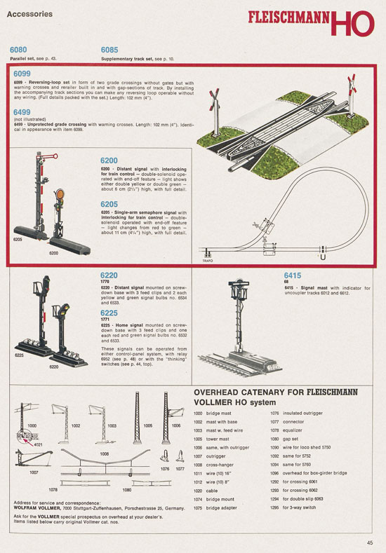 Fleischmann catalog 1971
