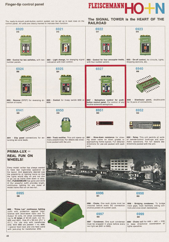 Fleischmann catalog 1971