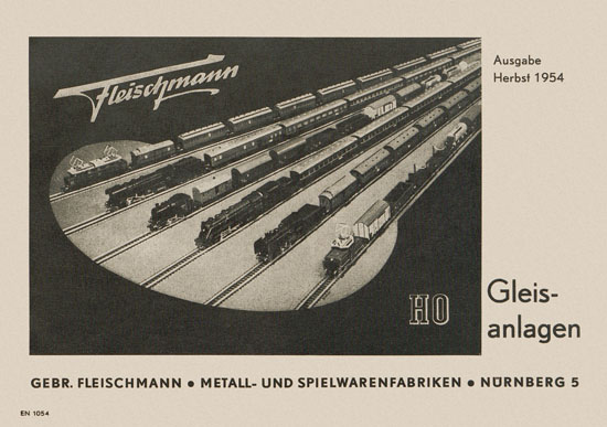 Fleischmann Gleisanlagen 1954