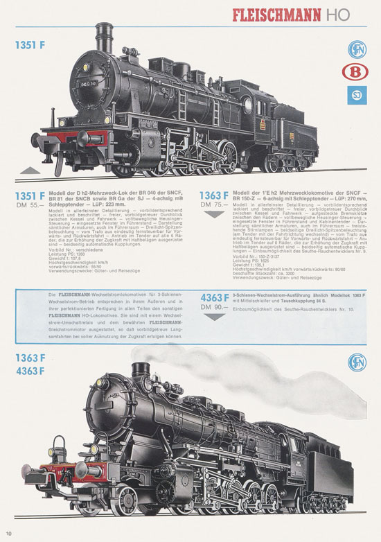 Fleischmann Katalog 1970