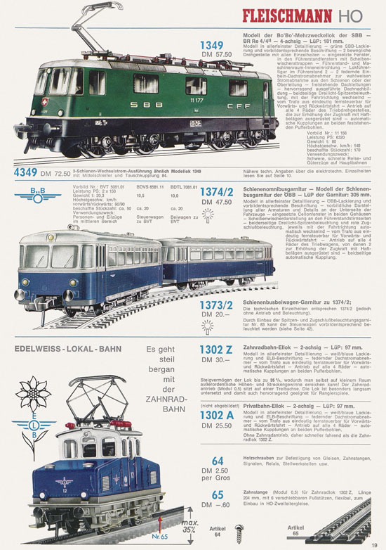 Fleischmann Katalog 1970