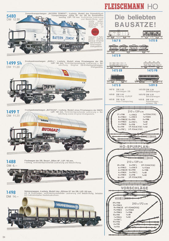 Fleischmann Katalog 1970