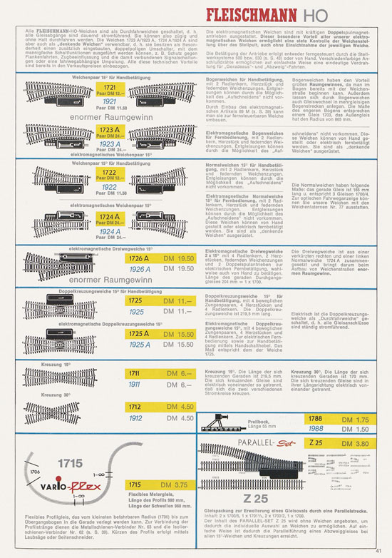 Fleischmann Katalog 1970