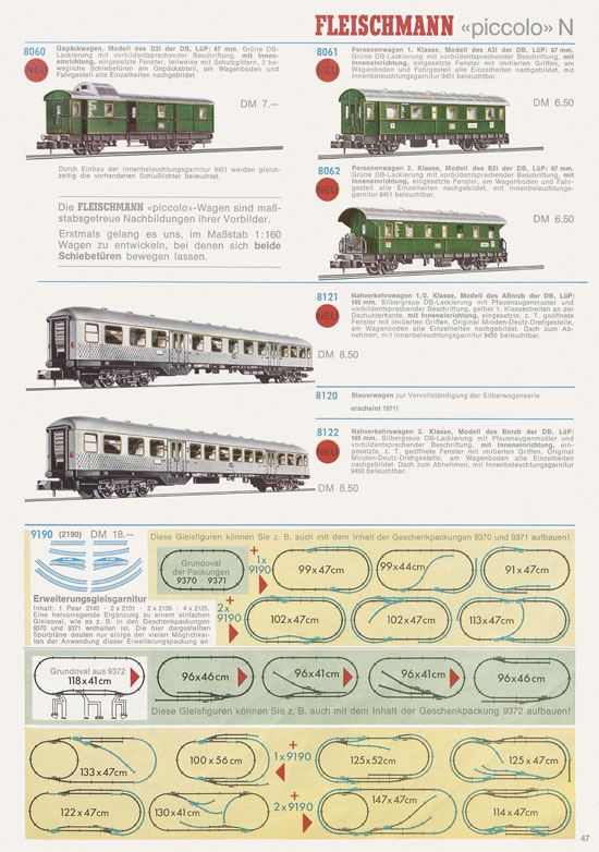 Fleischmann Katalog 1970