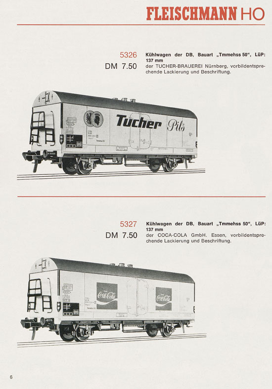 Fleischmann Neuheiten 1971