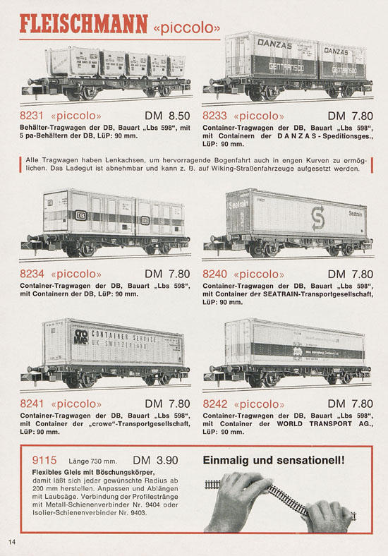 Fleischmann Neuheiten 1971