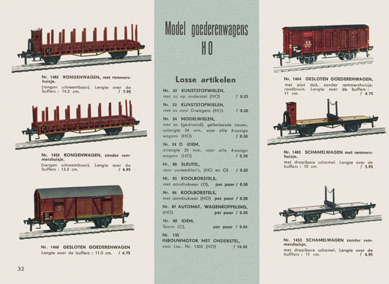 Fleischmann Katalog Nederlands 1957