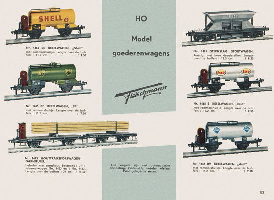 Fleischmann Katalog Nederlands 1957