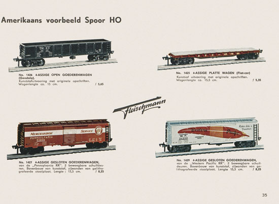 Fleischmann Katalog Nederlands 1957