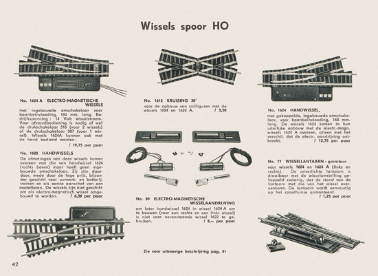 Fleischmann Katalog Nederlands 1957