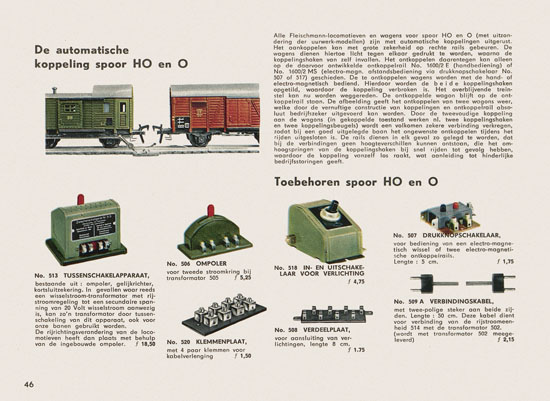 Fleischmann Katalog Nederlands 1957