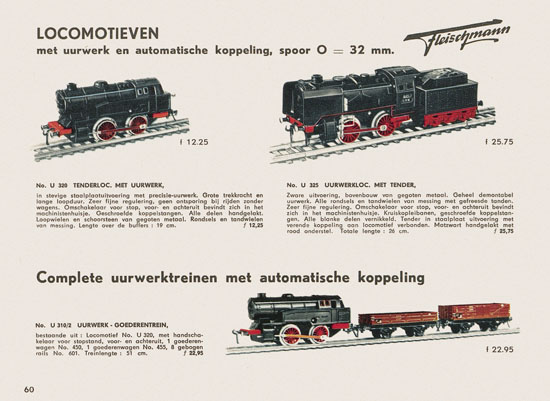 Fleischmann Katalog Nederlands 1957