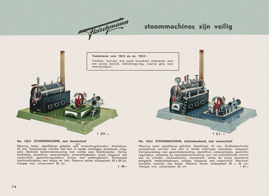 Fleischmann Katalog Nederlands 1957