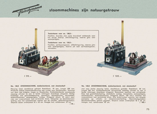 Fleischmann Katalog Nederlands 1957