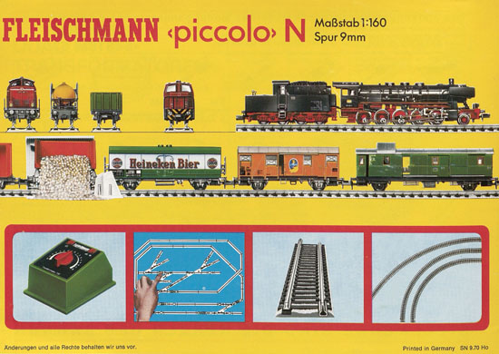 Fleischmann Piccolo Spur N Katalog 1970