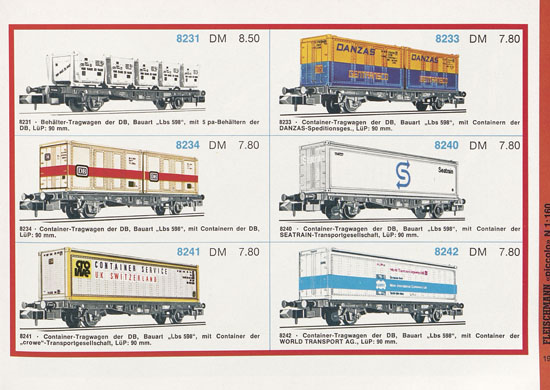 Fleischmann Piccolo Spur N Katalog 1971