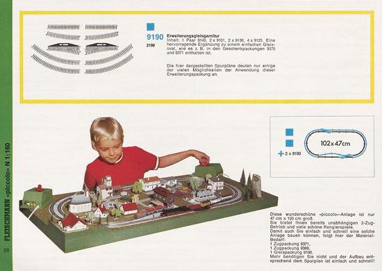 Fleischmann Piccolo Spur N Katalog 1971