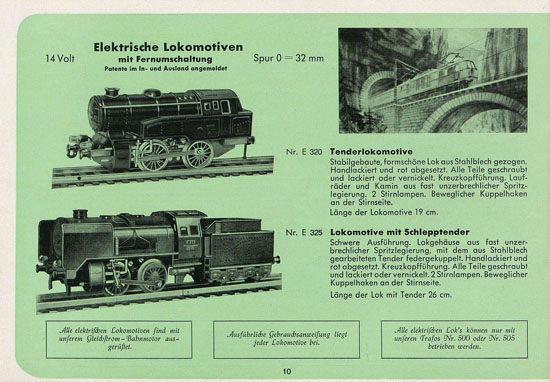 Fleischmann Katalog 1952