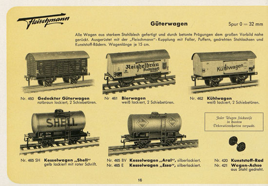 Fleischmann Katalog 1952