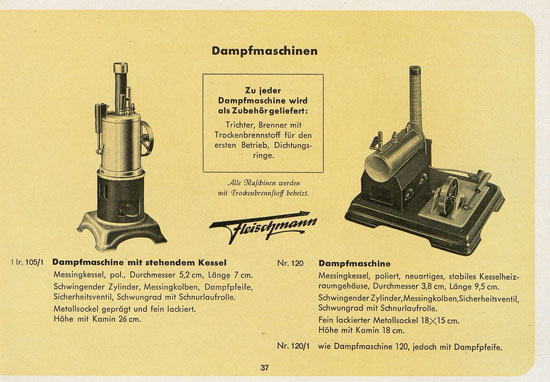 Fleischmann Katalog 1952