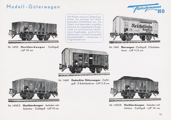 Fleischmann Katalog 1952 Spur H0