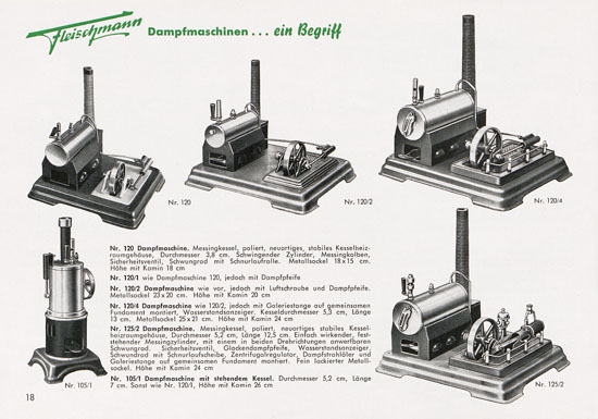 Fleischmann Katalog 1953 Spur 0