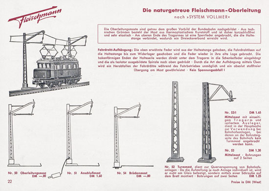 Fleischmann Katalog 1954