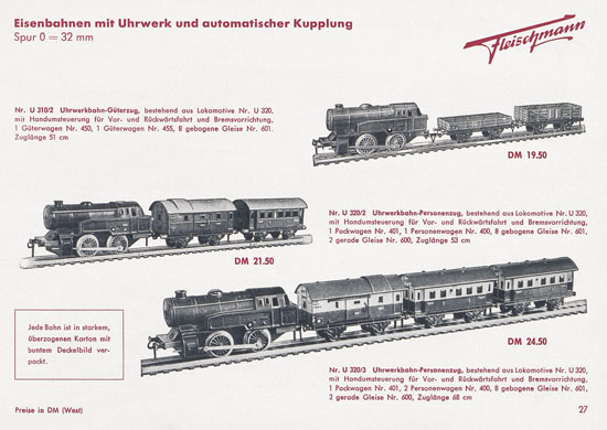 Fleischmann Katalog 1954