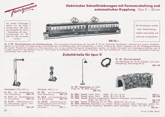 Fleischmann Katalog 1954