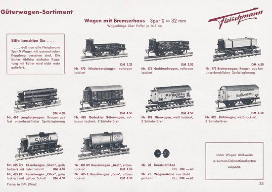 Fleischmann Katalog 1954