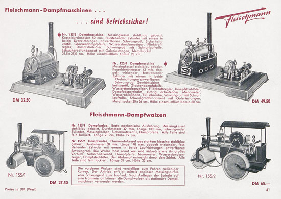 Fleischmann Katalog 1954