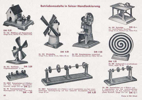 Fleischmann Katalog 1954