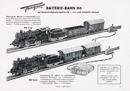 Seite 5 Fleischmann Katalog 1955