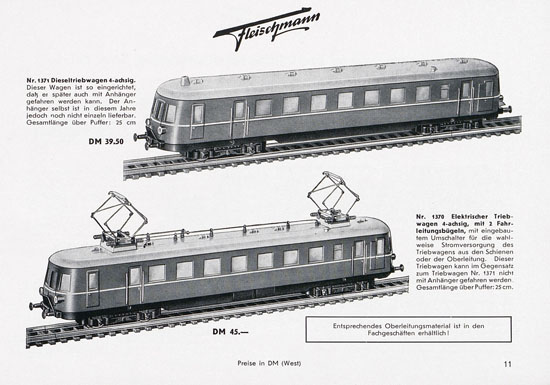 Seite 13 Fleischmann Katalog 1955