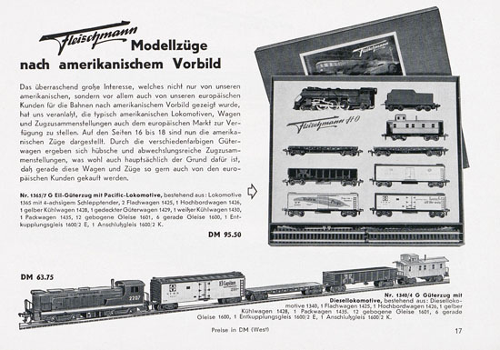 Seite 19 Fleischmann Katalog 1955