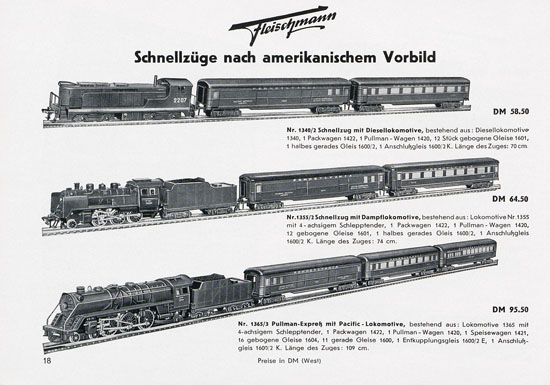 Seite 20 Fleischmann Katalog 1955