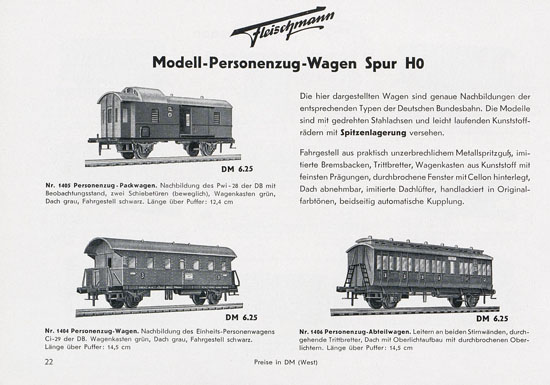 Seite 24 Fleischmann Katalog 1955