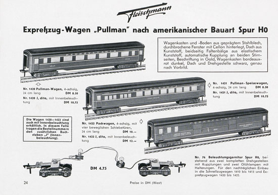 Seite 26 Fleischmann Katalog 1955