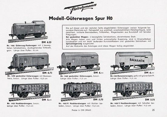 Seite 27 Fleischmann Katalog 1955