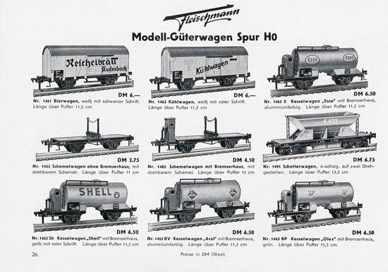 Fleischmann Katalog 1955